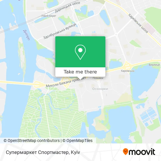 Супермаркет Спортмастер map