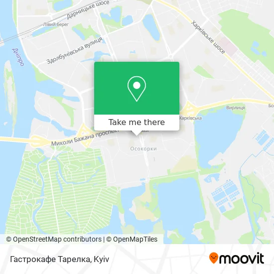 Карта Гастрокафе Тарелка