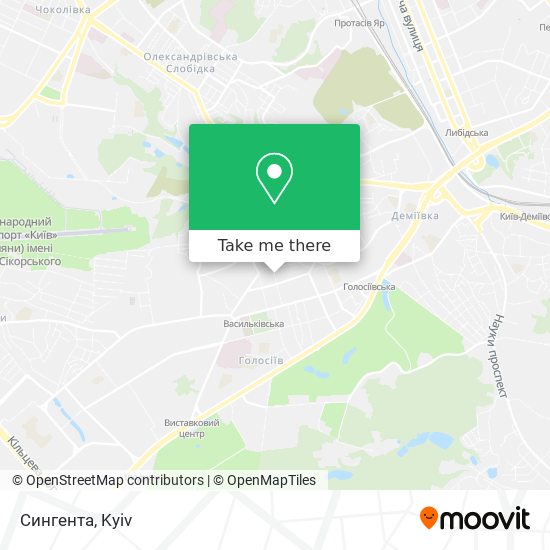 Карта Сингента