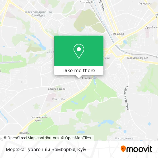 Карта Мережа Турагенцій Бамбарбія