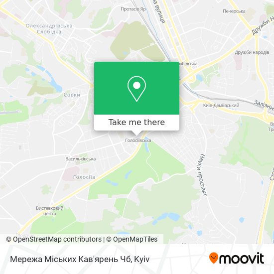 Мережа Міських Кав'ярень Чб map