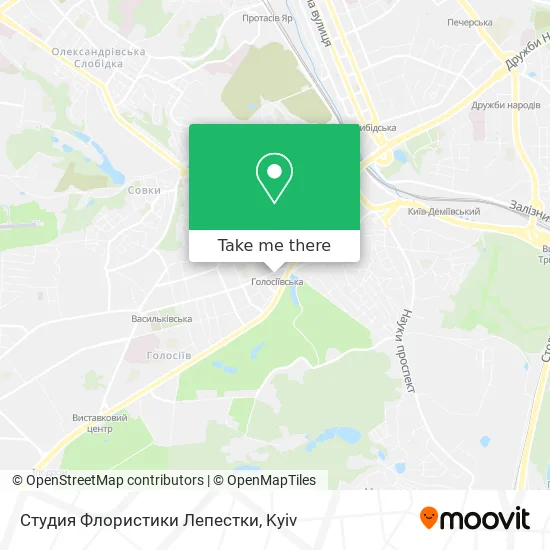 Карта Студия Флористики Лепестки
