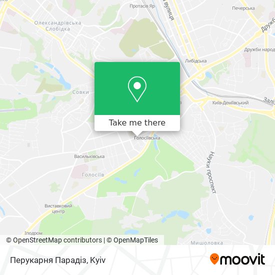 Перукарня Парадіз map