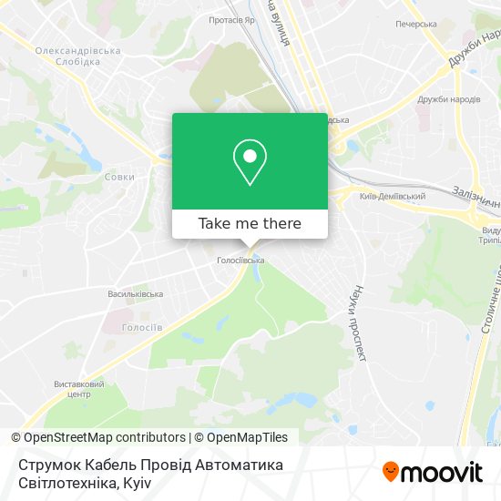 Струмок Кабель Провід Автоматика Світлотехніка map