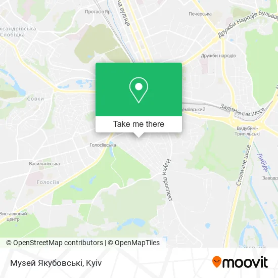 Карта Музей Якубовські