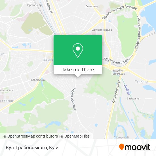 Вул. Грабовського map