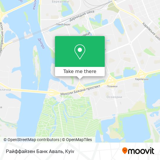 Райффайзен Банк Аваль map