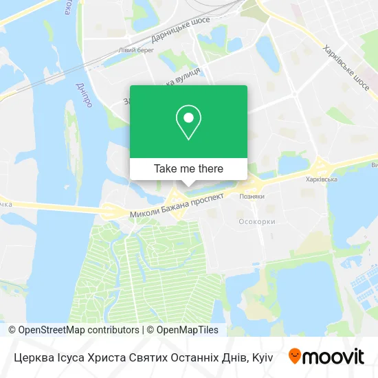 Карта Церква Ісуса Христа Святих Останніх Днів