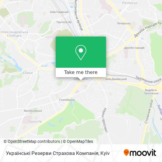 Українські Резерви Страхова Компанія map