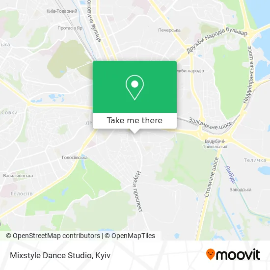 Карта Mixstyle Dance Studio
