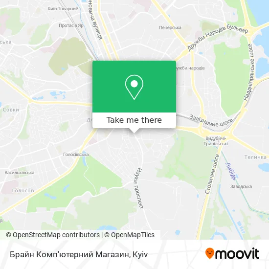 Карта Брайн Комп'ютерний Магазин