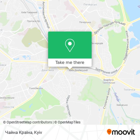 Чайна Країна map
