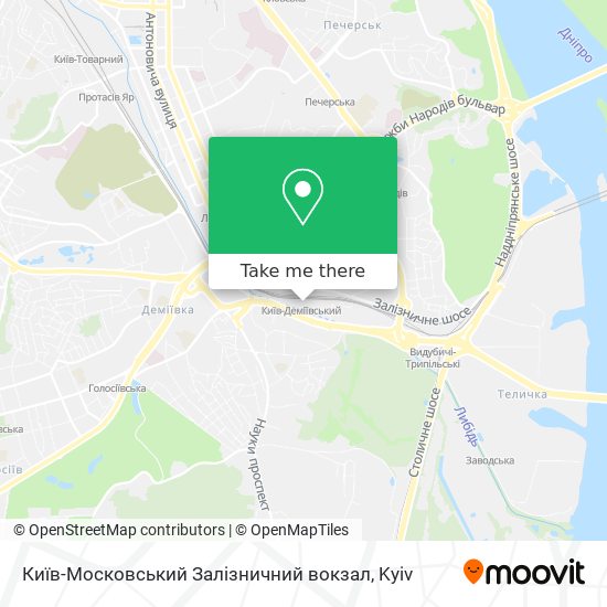 Київ-Московський Залізничний вокзал map