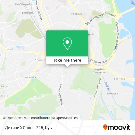 Карта Дитячий Садок 725