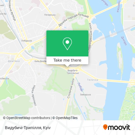 Видубичі-Трипілля map
