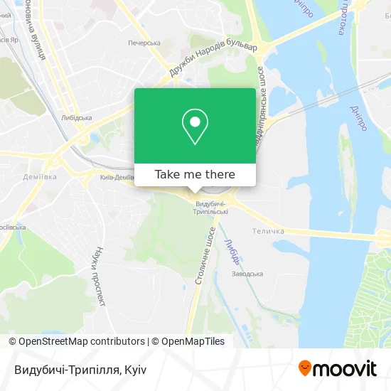 Видубичі-Трипілля map