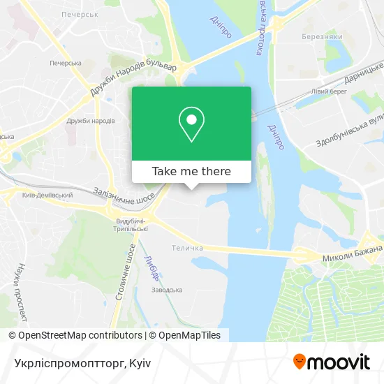 Карта Укрліспромоптторг