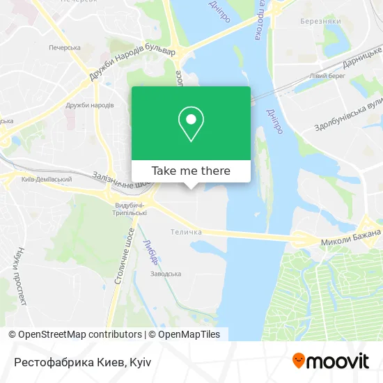 Карта Рестофабрика Киев