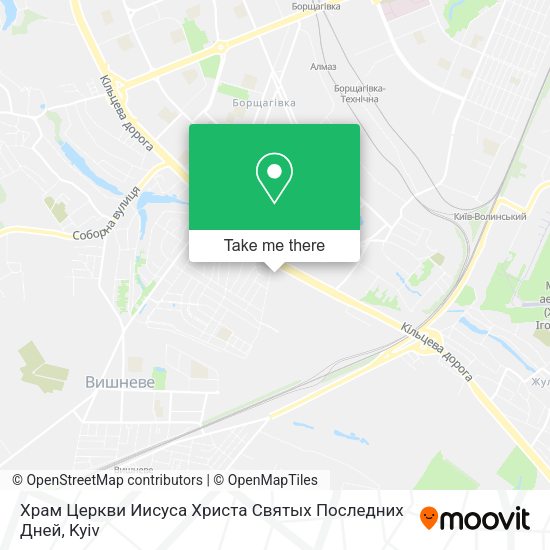 Карта Храм Церкви Иисуса Христа Святых Последних Дней