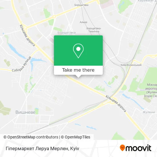 Карта Гіпермаркет Леруа Мерлен