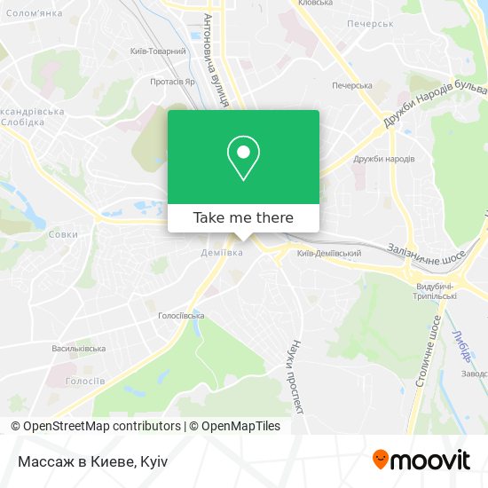 Массаж в Киеве map