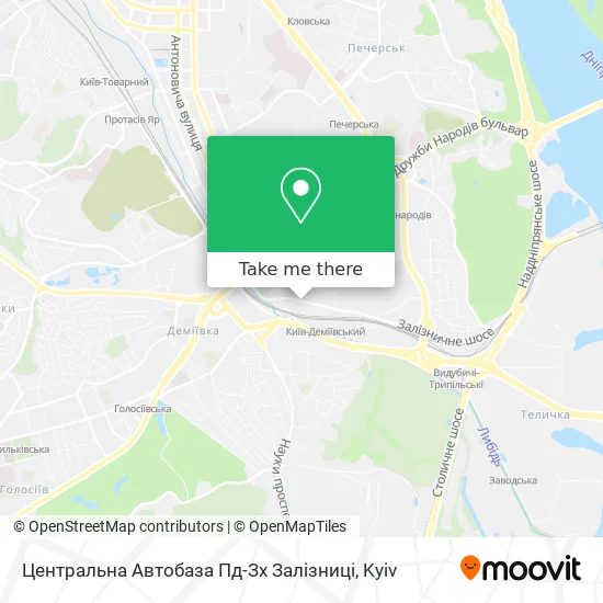 Центральна Автобаза Пд-Зх Залізниці map