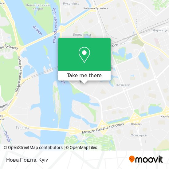 Нова Пошта map