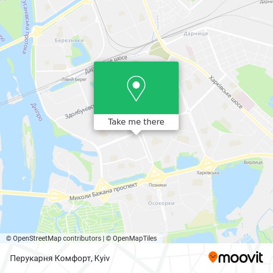 Перукарня Комфорт map