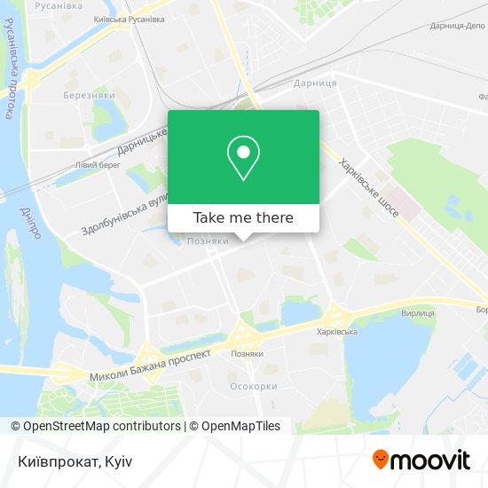 Київпрокат map