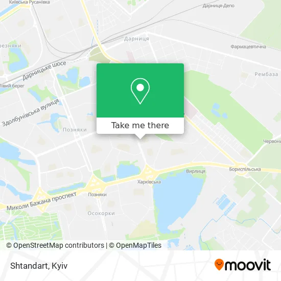 Карта Shtandart