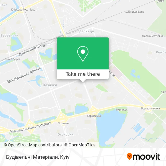 Карта Будівельні Матеріали