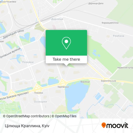 Цілюща Краплина map