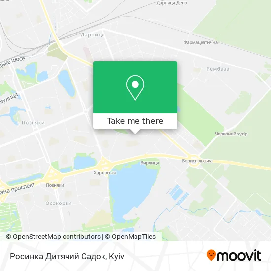 Росинка Дитячий Садок map