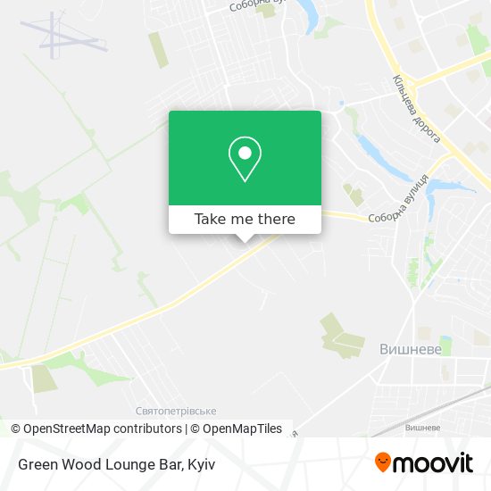 Карта Green Wood Lounge Bar