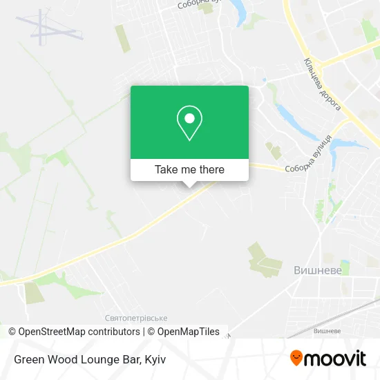 Карта Green Wood Lounge Bar