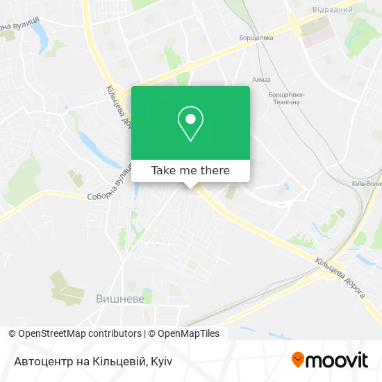 Автоцентр на Кільцевій map