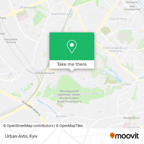 Urban-Avto map