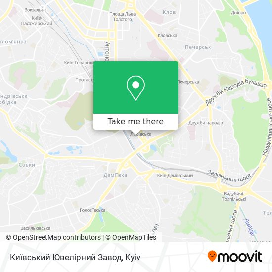 Карта Київський Ювелірний Завод