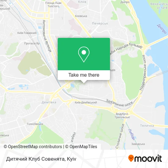 Дитячий Клуб Совенята map