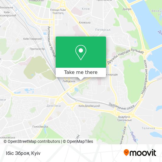 Ібіс Зброя map