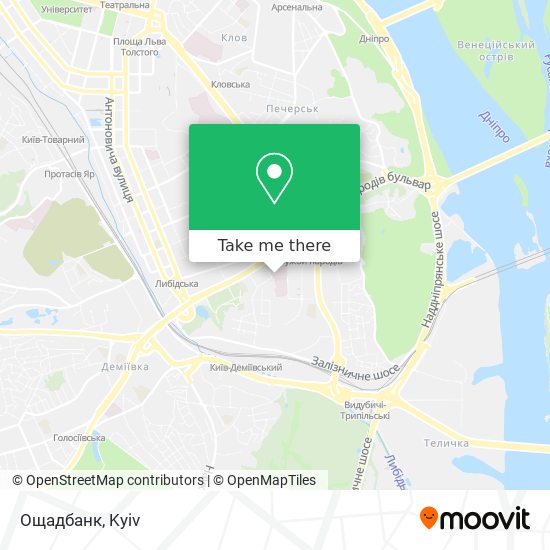 Ощадбанк map