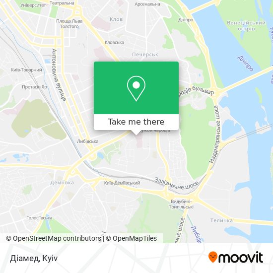 Діамед map