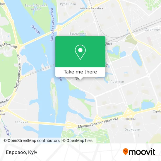 Еврозоо map