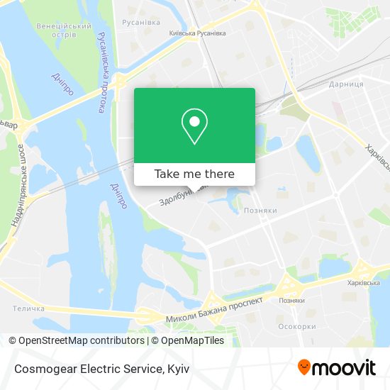Cosmogear Electric Service map
