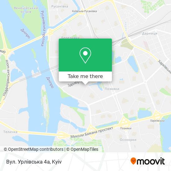 Вул. Урлівська 4а map