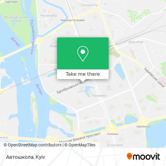 Карта Автошкола
