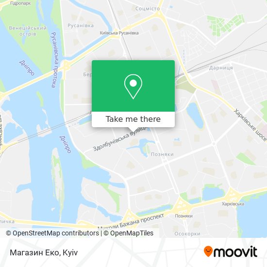 Магазин Еко map
