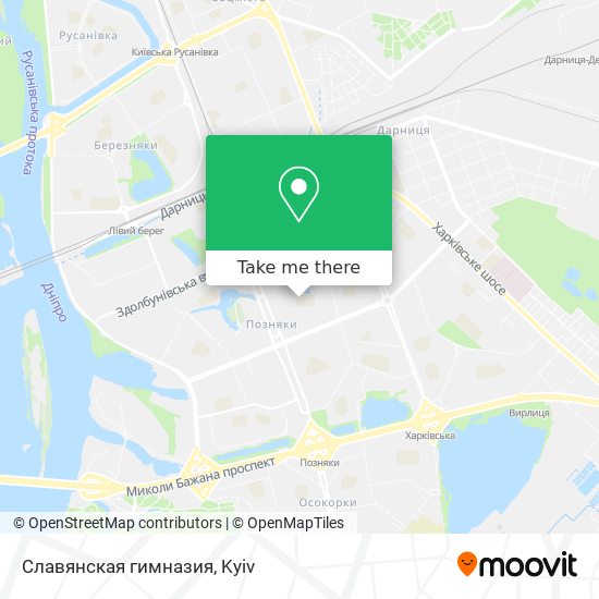 Славянская гимназия map