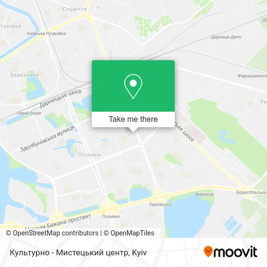 Карта Культурно - Мистецький центр