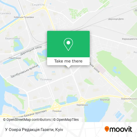 У Озера Редакція Газети map
